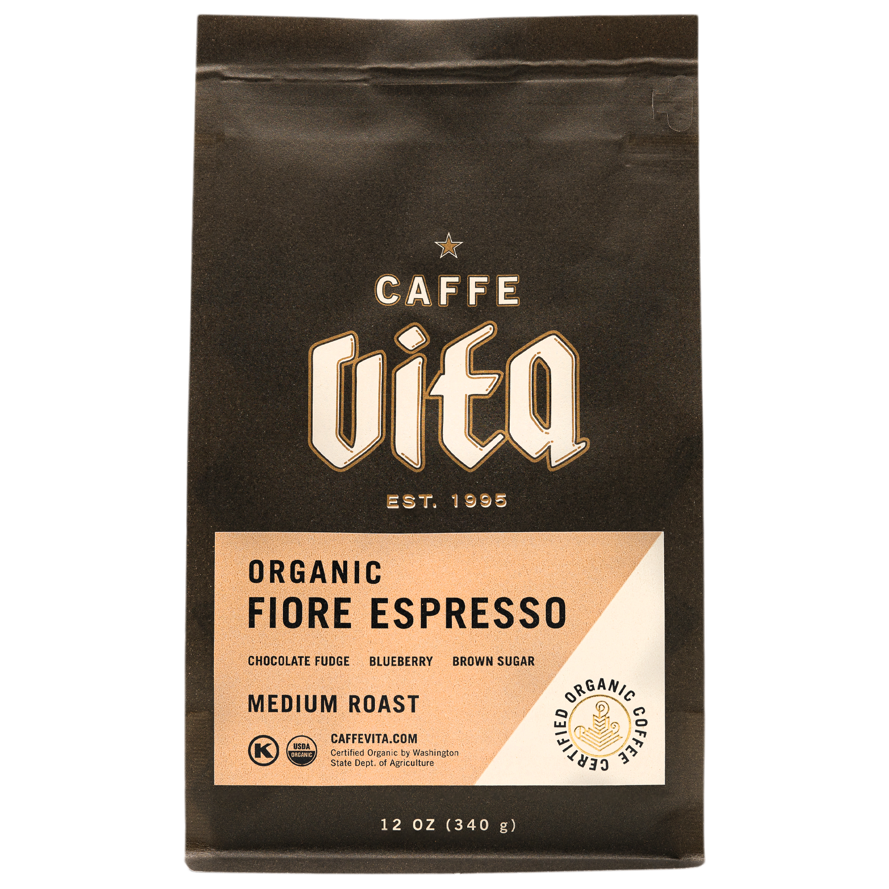 Organic Espresso Blend Caffe Vita Coffee Roasting Co