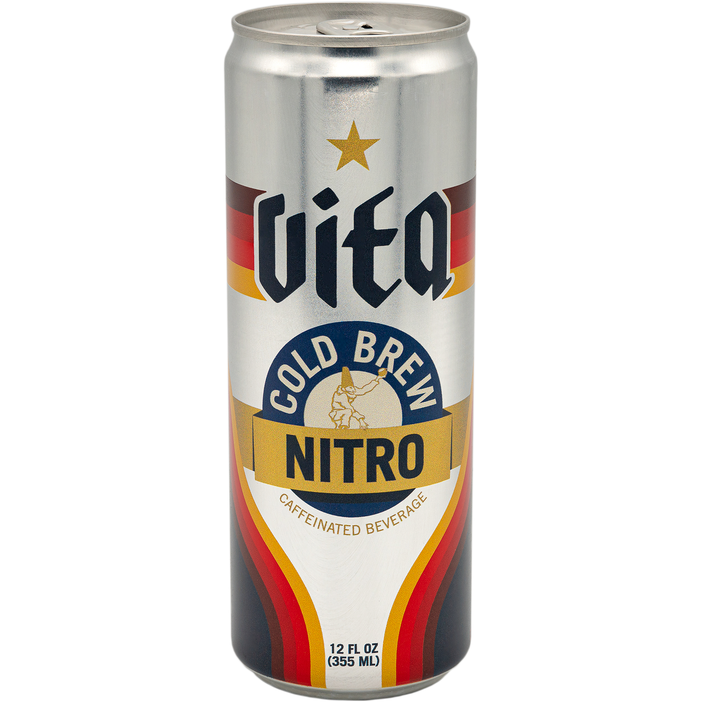Front, 12oz can of nitro cold brew.