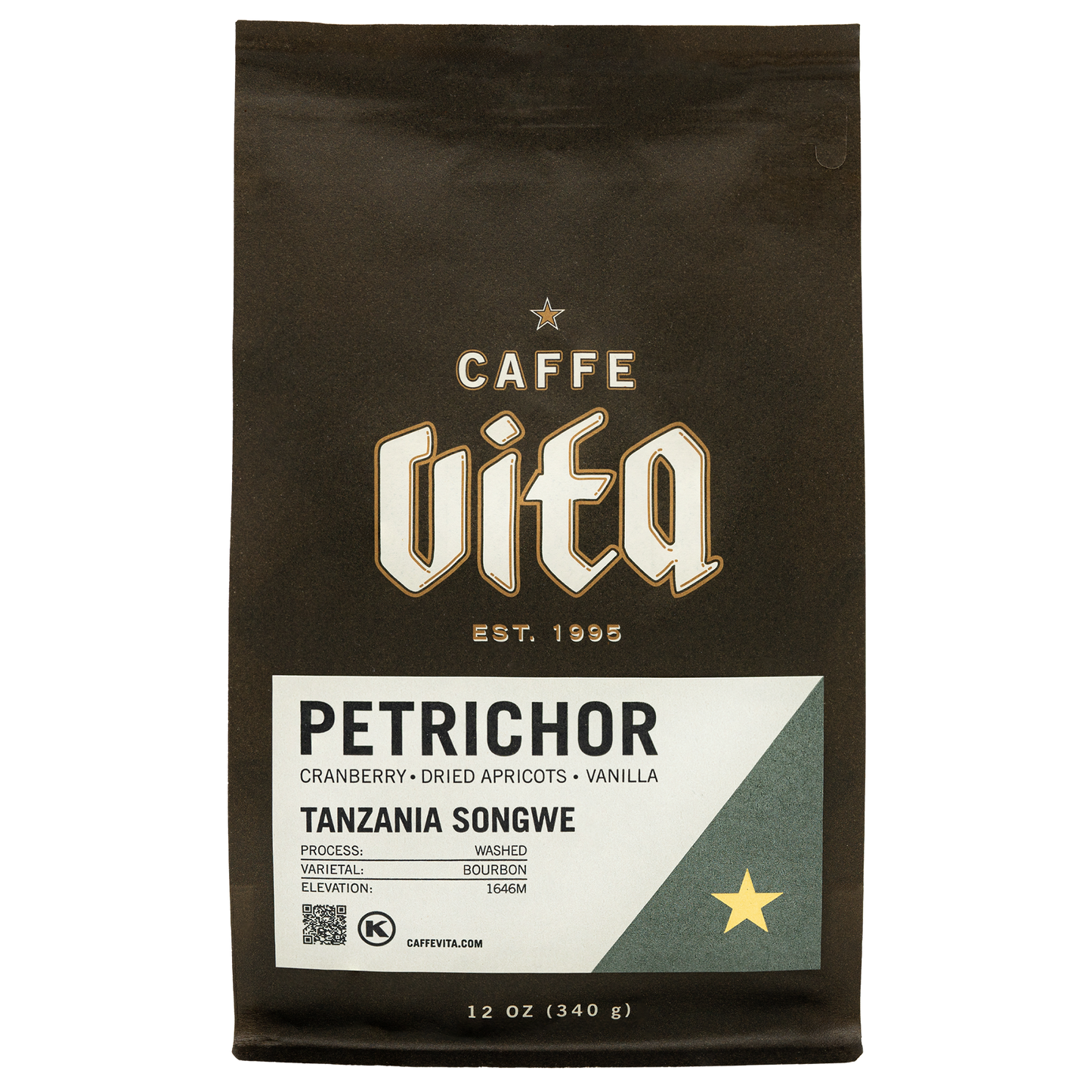 Product Image: Petrichor 12oz bag - front.