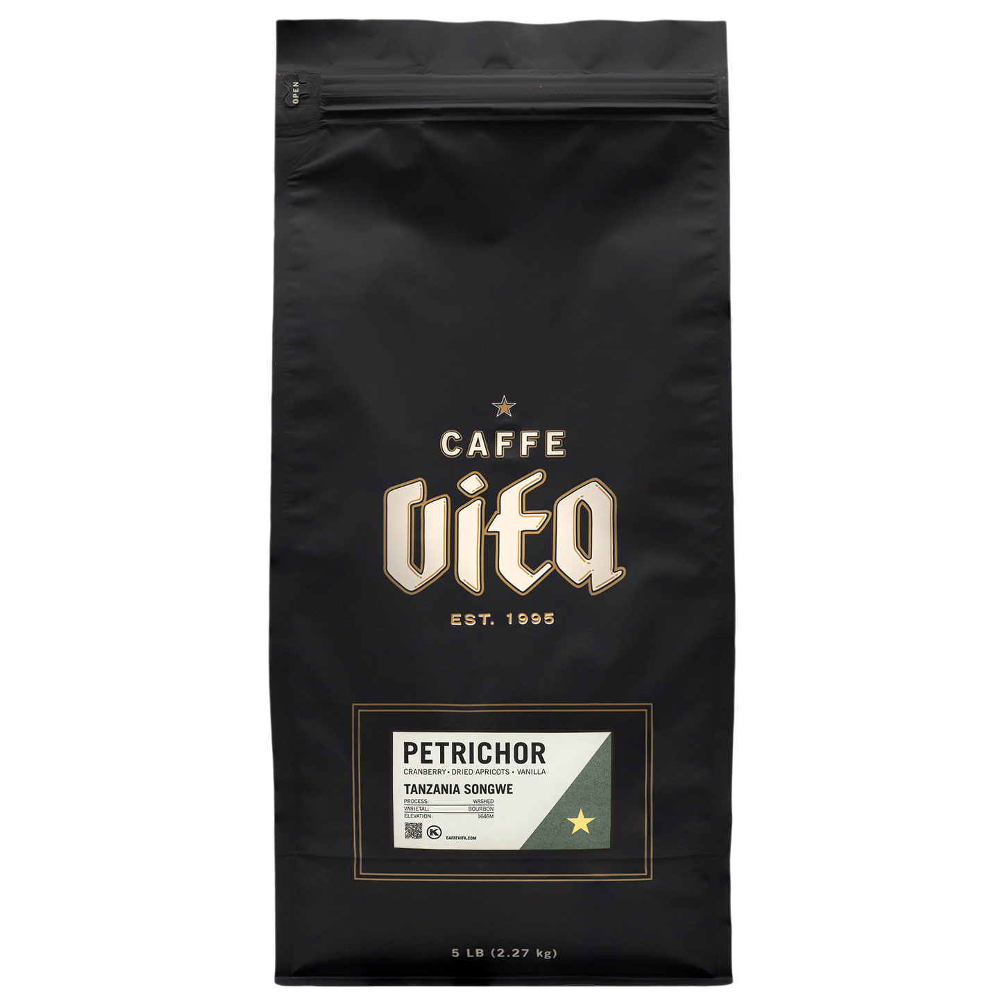 Product Image: 5lb Petrichor bag - front.