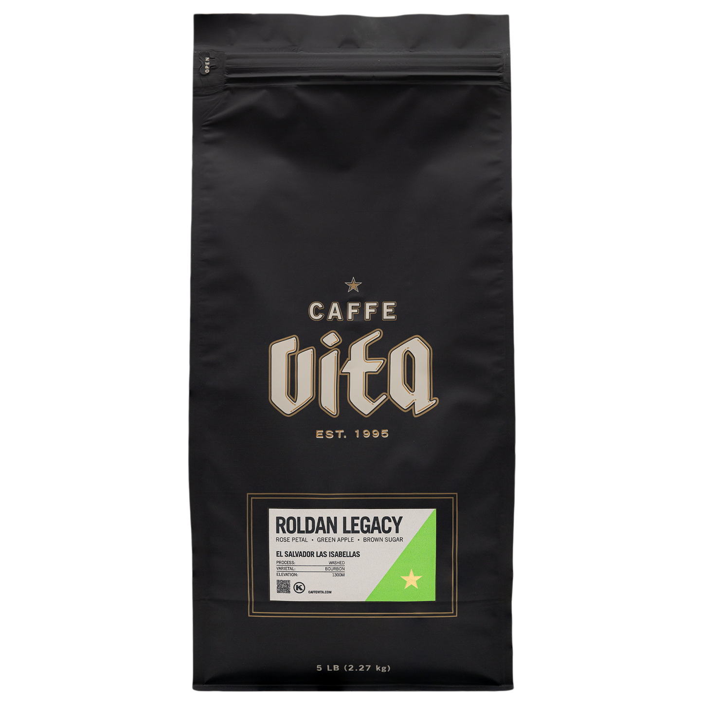 5lb bag with green Roldán label