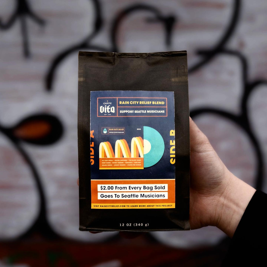 Rain City Relief is Raising Money for Seattle Musicians Hit by Covid - and Caffe Vita is Here to Help