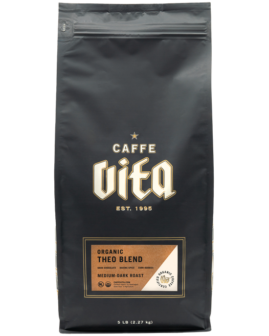 Theo Blend Organic Caffe Vita Coffee Roasting Co.