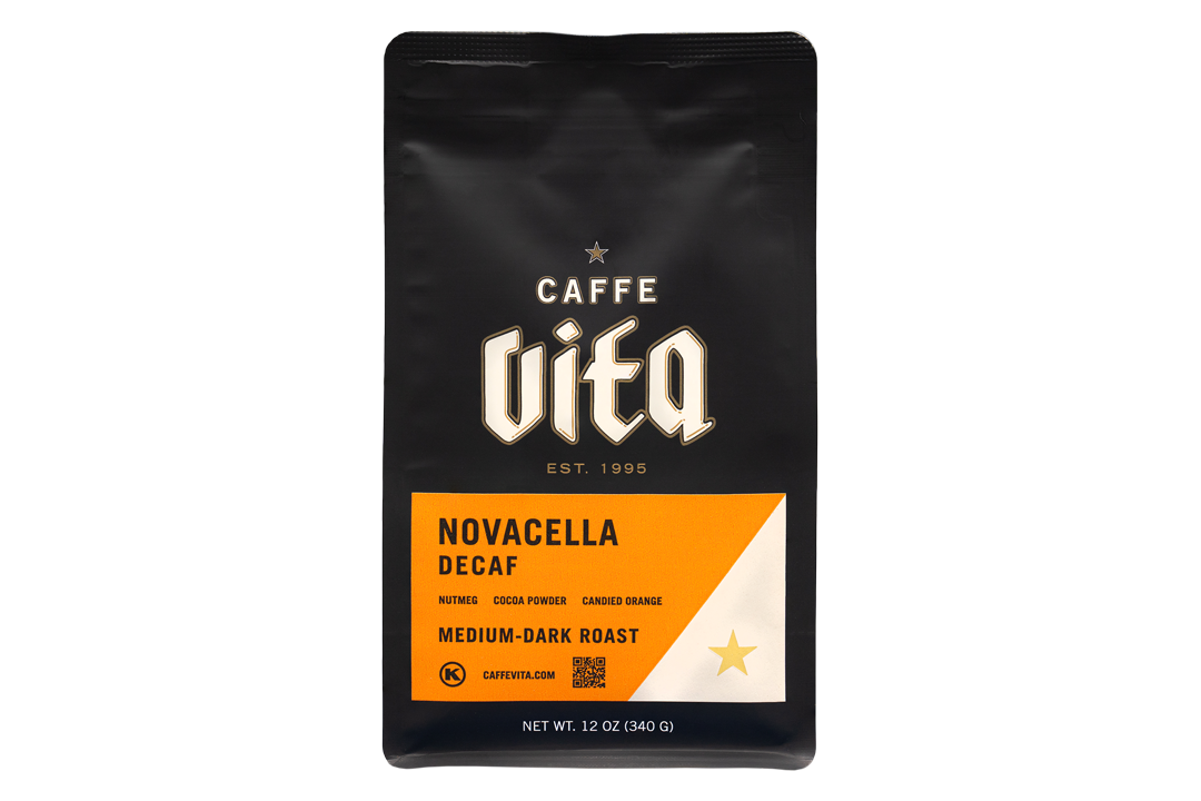Novacella Decaf | Blend | Caffe Vita Coffee Roasting Co. Novacella Decaf | Blend | Caffe Vita Coffee Roasting Co.