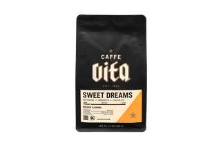 Caffe Vita coffee package labeled 'Sweet Dreams' 